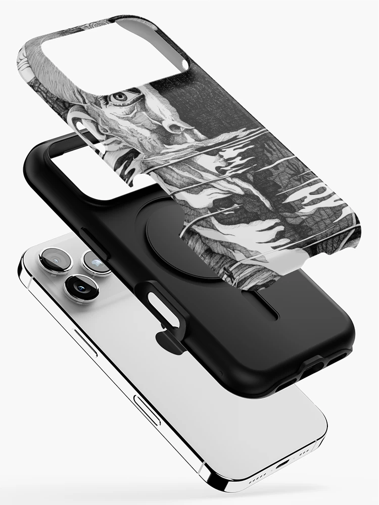 Thumbnail 2 of 4, iPhone Case, Something Must Break (BW) designed and sold by Rico-Racun.