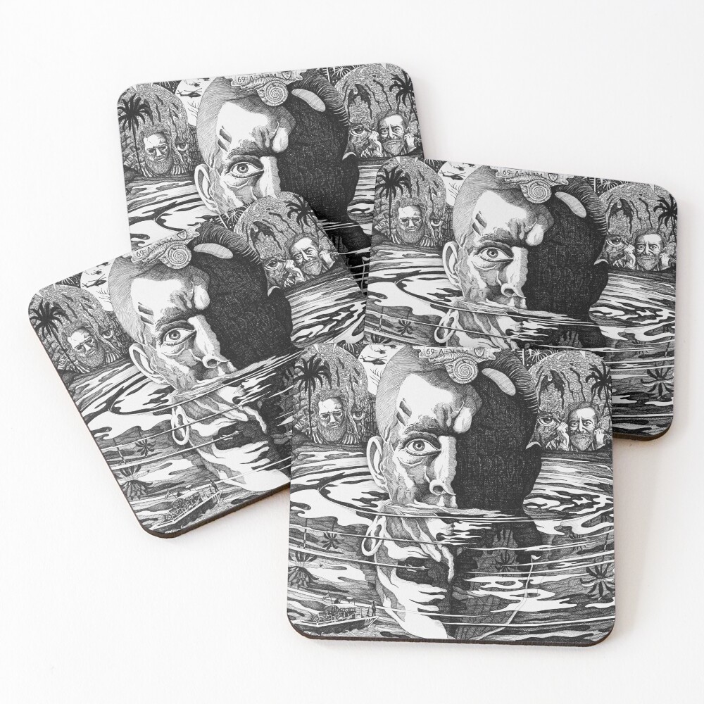 Item preview, Coasters (Set of 4) designed and sold by Rico-Racun.