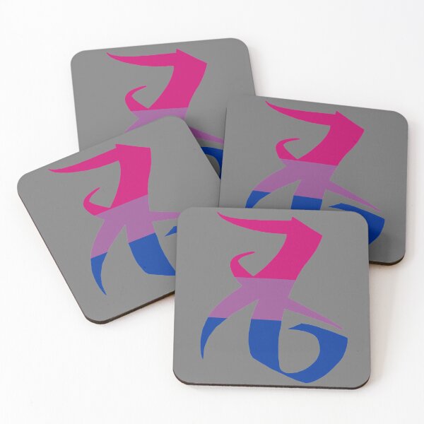 Item preview, cazadores de sombras aman runa orgullo bisexual designed and sold by Bella-JJ.