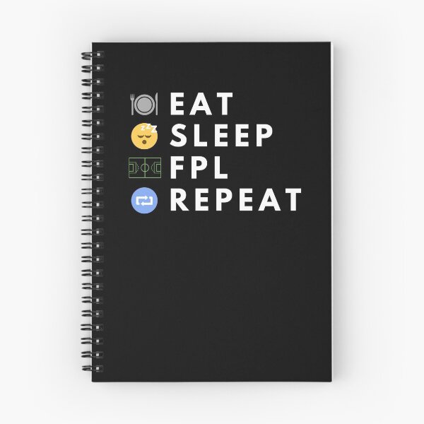 Item preview, Eat Sleep FPL Repeat- Funny Fantasy Football (FPL) designed and sold by fplultra.