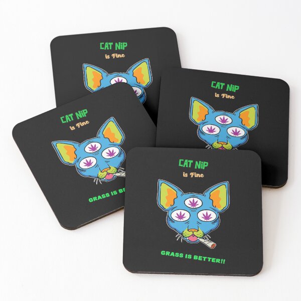 Item preview, CAT NIP is Fine, GRASS, is BETTER!! designed and sold by Right Passage.