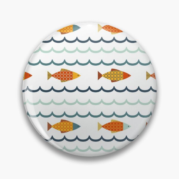 Item preview, geometric fish pattern designed and sold by Angela Sbandelli.