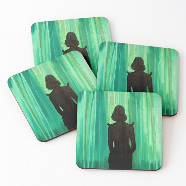 Item preview, Alfred Hitchcock Vertigo Art - Woman and Green Curtains designed and sold by Talia Felix.