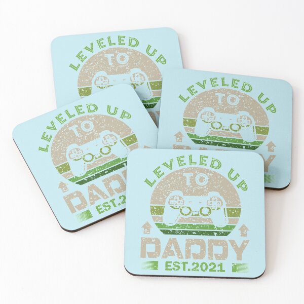 Item preview, I Leveled up to Daddy 2021 Gift Promoted to Daddy Est 2021 designed and sold by Julien114.