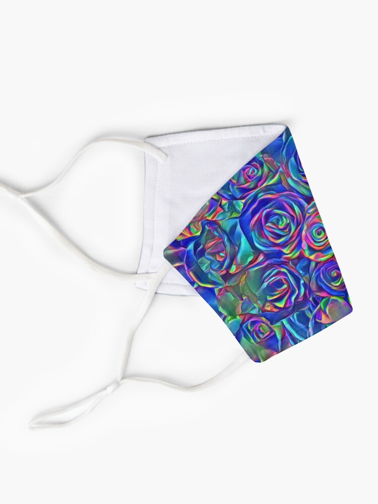 Alternate view of Roses of cosmic lights Mask