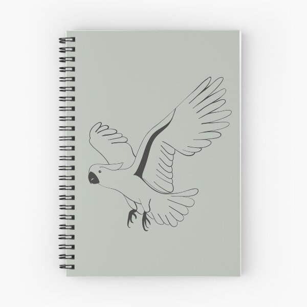 Item preview, Handdrawn black cockatoo bird designed and sold by EngineerGoC.