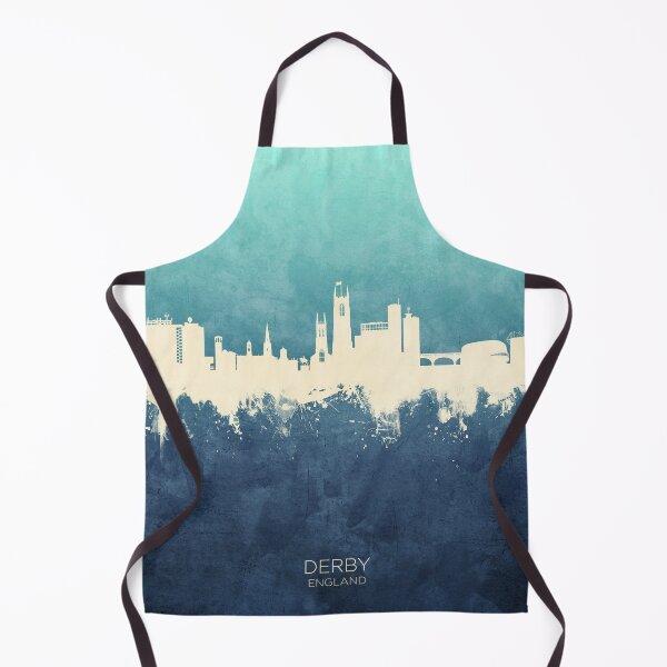 Aperçu de l'œuvre Derby England Skyline créée et vendue par ArtPrints.