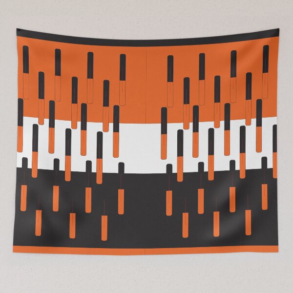 Item preview, Orange White Black Lab Tubes designed and sold by Nisha Prabhu.