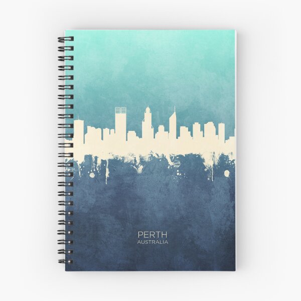 Aperçu de l'œuvre Perth Australia Skyline créée et vendue par ArtPrints.