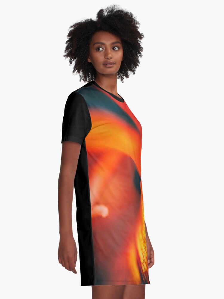 Alternate view of Flower Mystical Graphic T-Shirt Dress