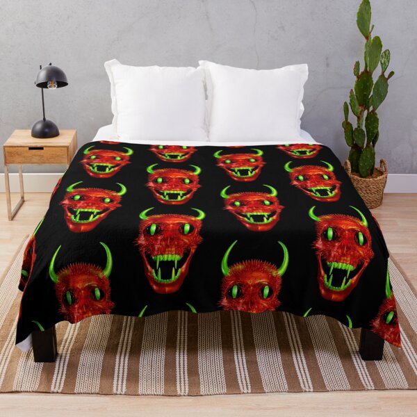 Item preview, Red Halloween Devil skull designed and sold by bradm50.