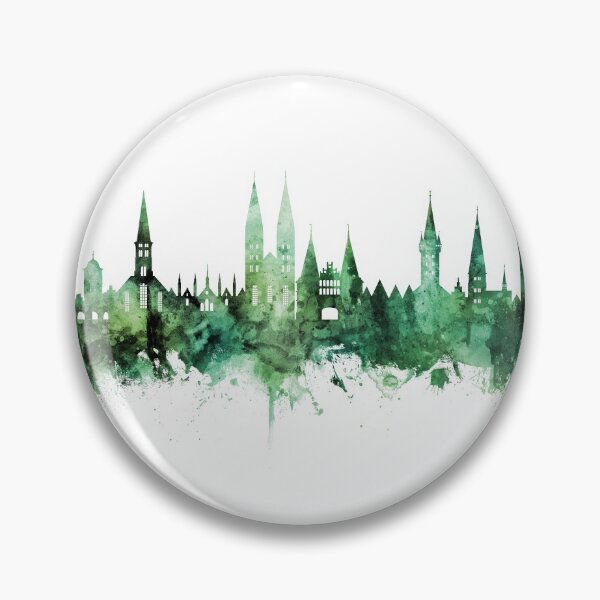 Item preview, Lubeck Germany Skyline designed and sold by ArtPrints.