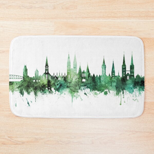 Item preview, Lubeck Germany Skyline designed and sold by ArtPrints.