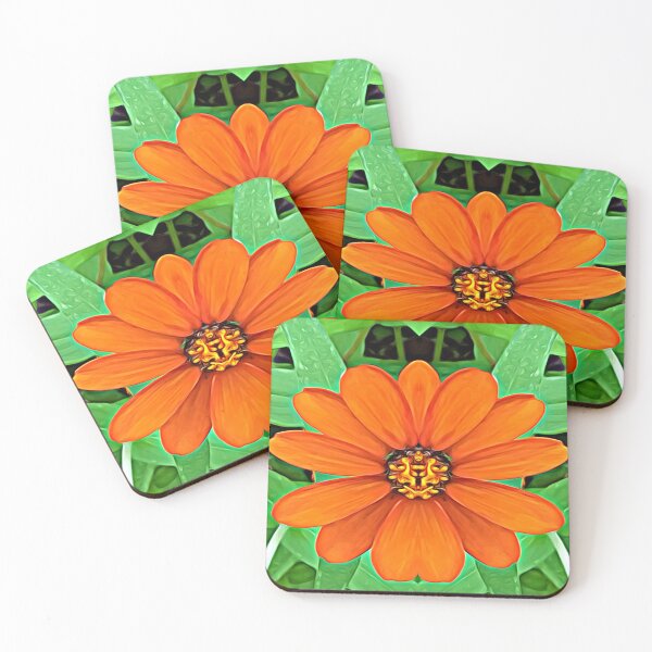 Item preview, Orange Guardian Flower by Pamela Storch designed and sold by Pamela Storch.