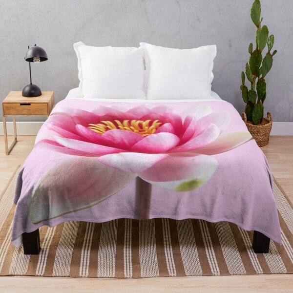 Item preview, Pink Water Lily Pad Art Print designed and sold by Mexikawaii.