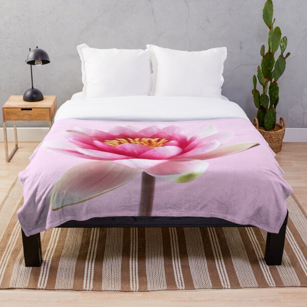 Item preview, Pink Water Lily Pad Art Print designed and sold by Mexikawaii.