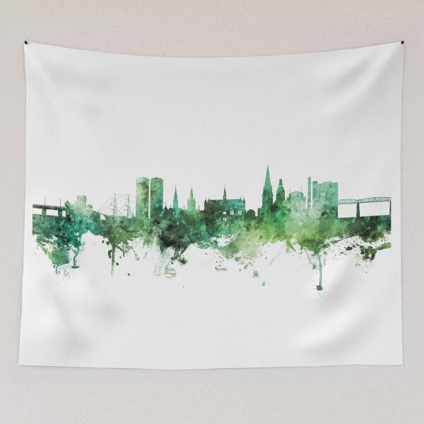 Item preview, Dundee Scotland Skyline designed and sold by ArtPrints.