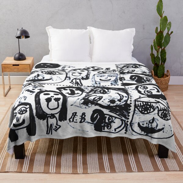 Item preview, Black and White faces designed and sold by azimaplace.