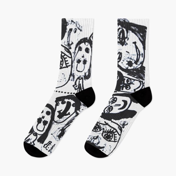 Item preview, Black and White faces designed and sold by azimaplace.