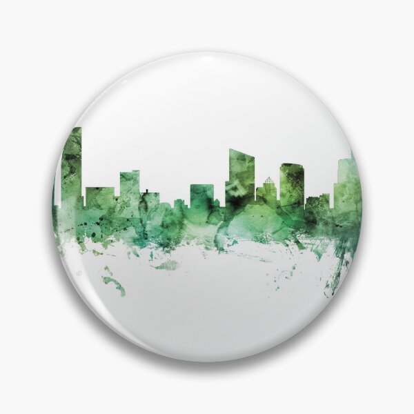 Item preview, Grand Rapids Michigan Skyline designed and sold by ArtPrints.