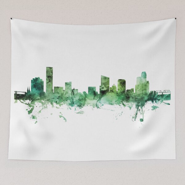 Item preview, Grand Rapids Michigan Skyline designed and sold by ArtPrints.