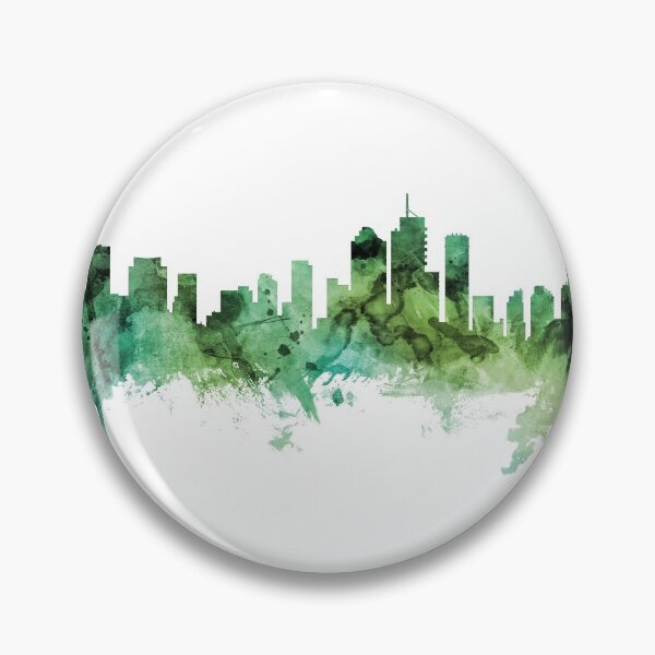 Artikelvorschau, Brisbane Australia Skyline entworfen und verkauft von ArtPrints.