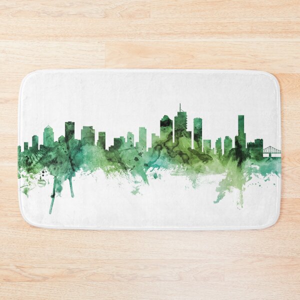 Artikelvorschau, Brisbane Australia Skyline entworfen und verkauft von ArtPrints.