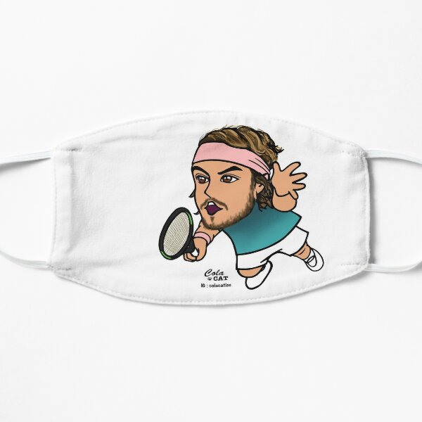 Stefanos Tsitsipas Mask By Colacatlee Redbubble