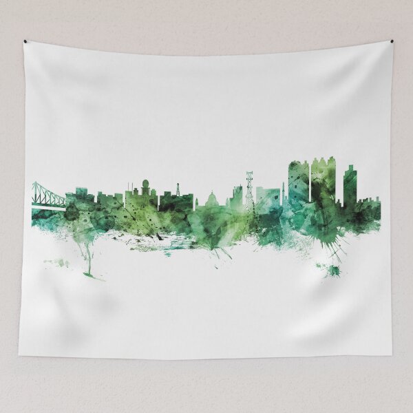 Item preview, Kolkata (Calcutta) India Skyline designed and sold by ArtPrints.