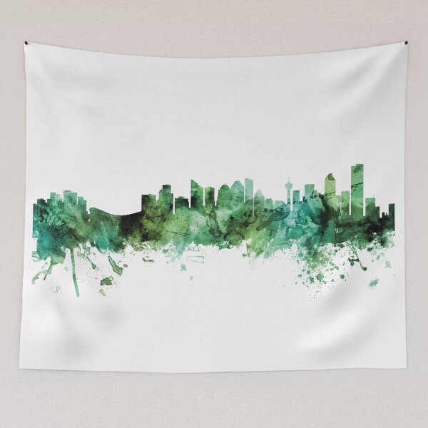 Item preview, Calgary Canada Skyline designed and sold by ArtPrints.