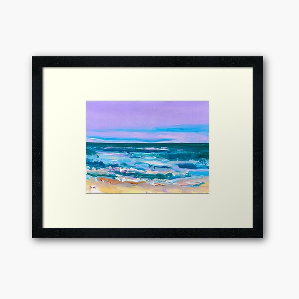 Wave. Beach Painting Series No.12 Framed Art Print