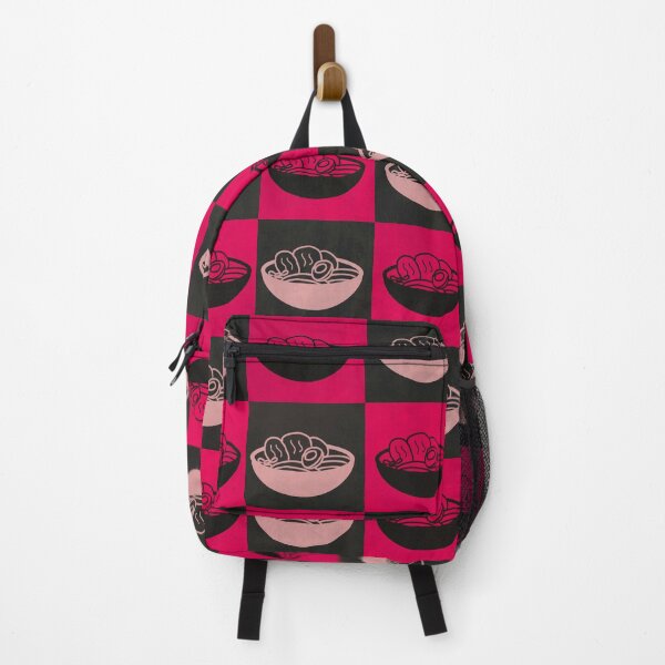 Item preview, Minimalistic/Simple Ramen in Pattern (Black/Pink) designed and sold by Neroaida.