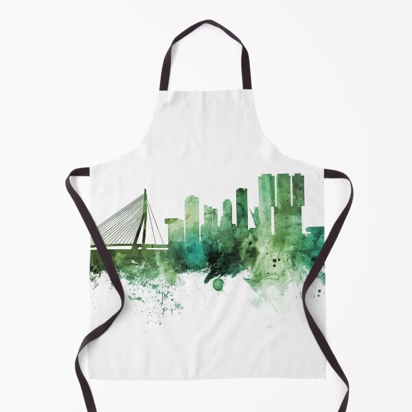 Item preview, Rotterdam The Netherlands Skyline designed and sold by ArtPrints.