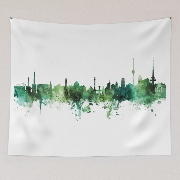 Item preview, Stuttgart Germany Skyline designed and sold by ArtPrints.