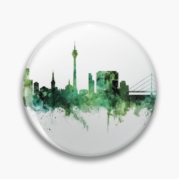 Item preview, Düsseldorf Germany Skyline designed and sold by ArtPrints.