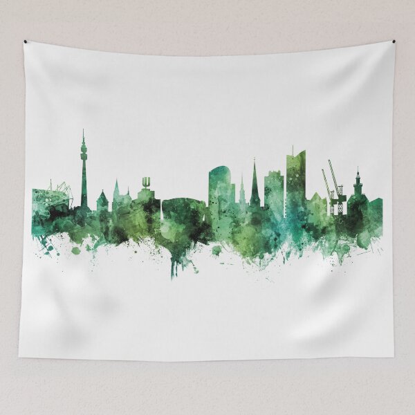 Item preview, Dortmund Germany Skyline designed and sold by ArtPrints.