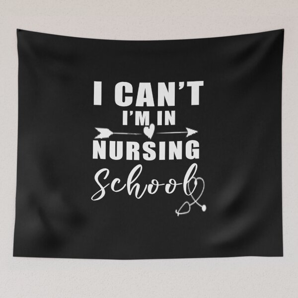 Item preview, I Can't I Am In Nursing School T-Shirt  designed and sold by bestdesigns2020.