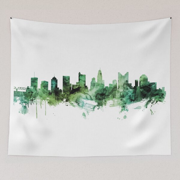 Artikelvorschau, Columbus Ohio Skyline entworfen und verkauft von ArtPrints.