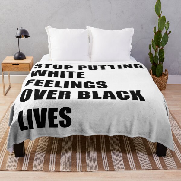 Item preview, Stop Putting White Feeling Over Black Live Protest designed and sold by Mariano Topno.