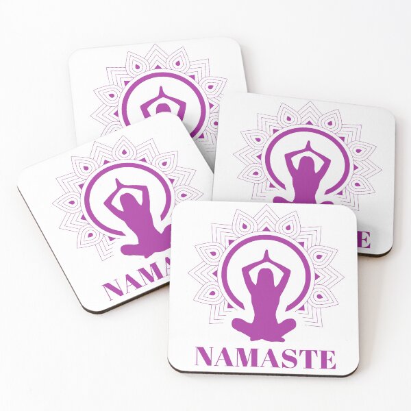 Item preview, Purple Namaste Yoga design designed and sold by ashdenent.