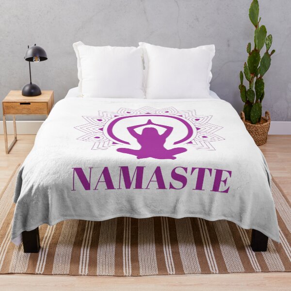 Item preview, Purple Namaste Yoga design designed and sold by ashdenent.