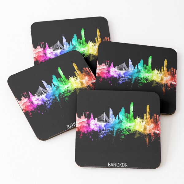 Item preview, Bangkok Thailand Skyline designed and sold by ArtPrints.