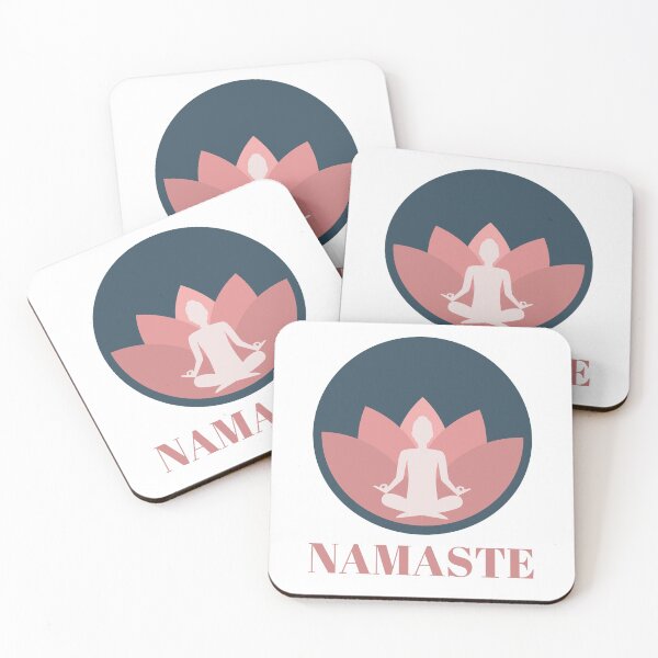 Item preview, Pink Namaste Yoga design designed and sold by ashdenent.