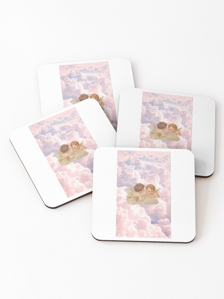 Thumbnail 1 of 5, Coasters (Set of 4), Angelic  designed and sold by rantasystyle.