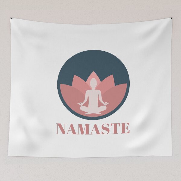 Item preview, Pink Namaste Yoga design designed and sold by ashdenent.