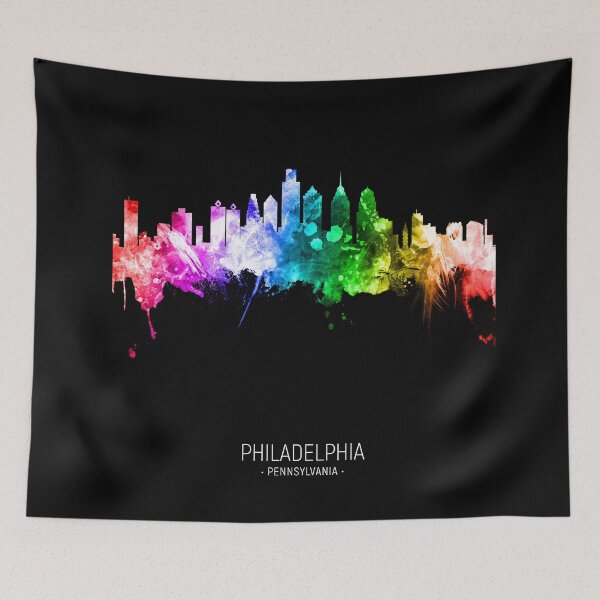 Item preview, Philadelphia Pennsylvania Skyline designed and sold by ArtPrints.