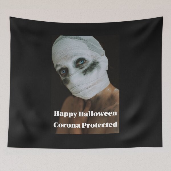 Item preview, Happy Halloween Corona Protection designed and sold by stevenwoodcock.