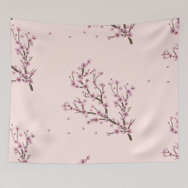 Item preview, Blooming Sakura Branch design designed and sold by AnnArtshock.