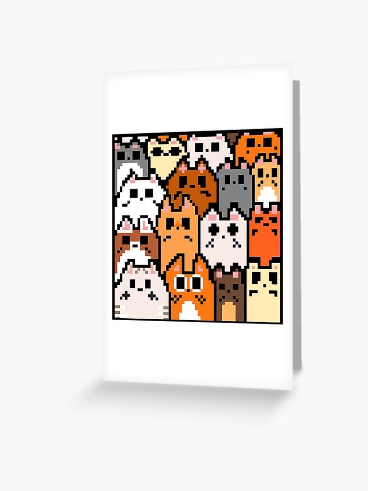 8-Bit Pixel-Art Yin Yang Symbol' Art Print - wongstock