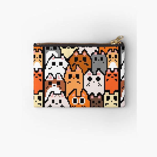 Item preview, Kawaii Cats Pattern Pixel Art designed and sold by Neroaida.